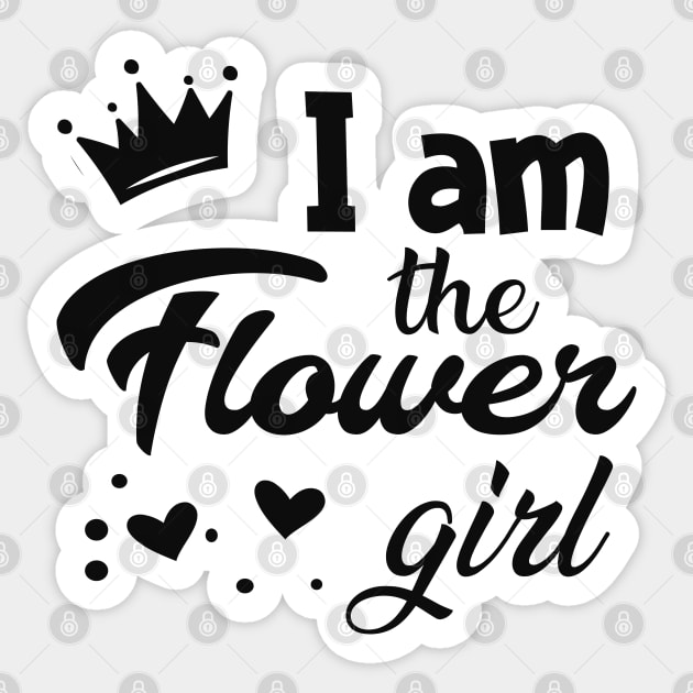 Flower - I am the flower girl Sticker by KC Happy Shop